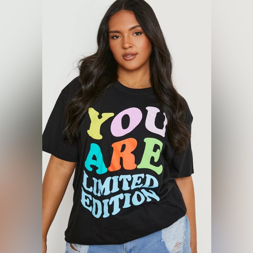 PLUS YOU ARE PRINTED T-SHIRT